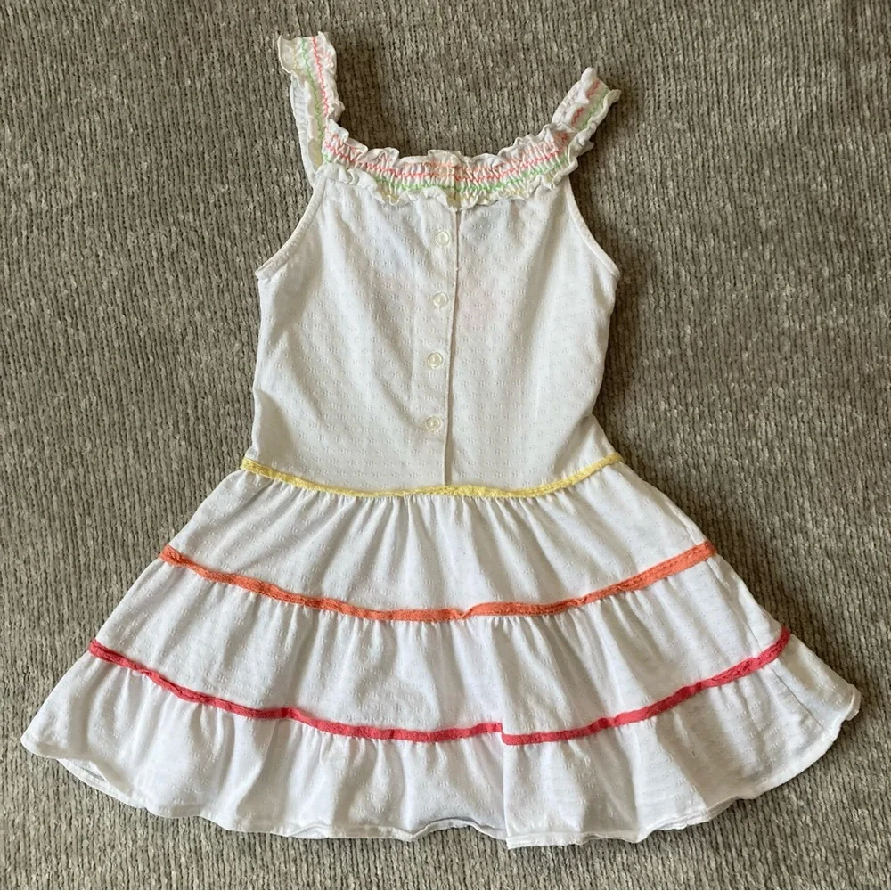 Vintage Dora The Explorer Ruffle Sundress Girls Size 6 Y2K Nick Jr. - Picture 3 of 9
